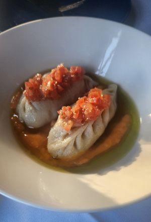 Potato dumplings at Patsy's in Melbourne