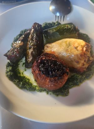 Stuffed veggies at Patsy's in Melbourne