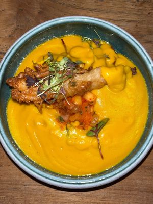 Carrot 🥕 soup   at Canis Music & Wine in Gdansk