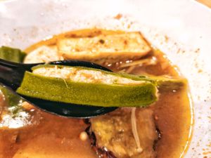 Lady fingers Yong Tau Foo at Veggie House 一芳 - Tai Seng in Central Singapore