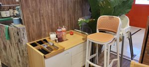 High and baby chair available at Veggie House 一芳 - Tai Seng in Central Singapore
