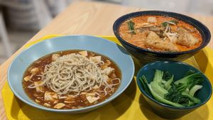 Mapo Tofu Ramen, Laksa at Veggie House 一芳 - Tai Seng in Central Singapore