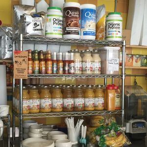 Behind the Counter at The Wild Radish in Nyack