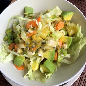 salad - you can build your own. Choose the ingredients and dressings!  at The Plants in Zanzibar