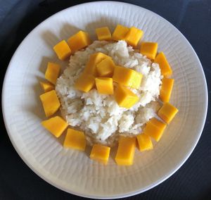 mango sticky rice - Vietnamese style  at The Plants in Zanzibar