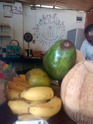 Street food place at The Plants in Zanzibar