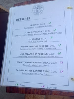 Dessert at The Plants in Zanzibar