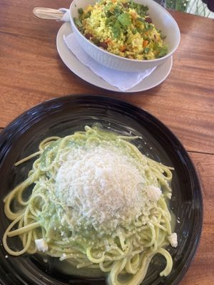 Pasta and rice   at The Plants in Zanzibar