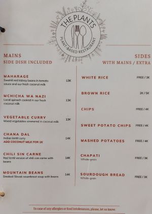  at The Plants in Zanzibar