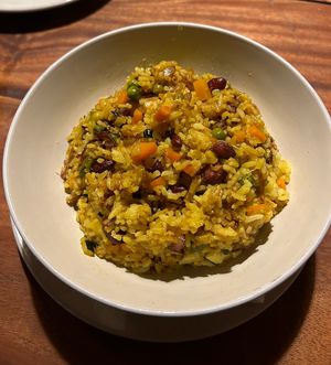 Mango fried rice   at The Plants in Zanzibar