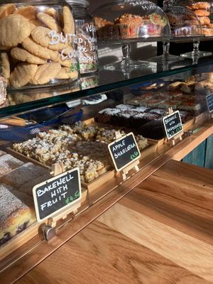 Dairy free brownie, carrot cake, plum chocolate tart, muffins, sweet boowa,  at RusticBoowa  in Tralee