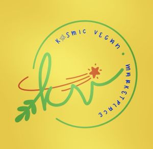 Logo  at Kosmic Vegan Marketplace in San Antonio