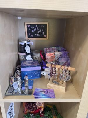 Display  at Kosmic Vegan Marketplace in San Antonio