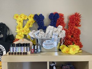 Display  at Kosmic Vegan Marketplace in San Antonio