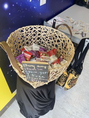 Snacks  at Kosmic Vegan Marketplace in San Antonio