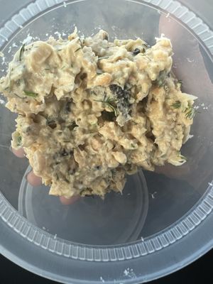 Tuna salad at Ben & Esther's Vegan Jewish Deli in San Diego