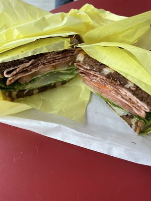 BLT Sandwich  at Ben & Esther's Vegan Jewish Deli in San Diego