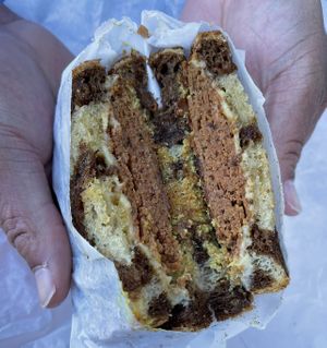 Ruben  at Ben & Esther's Vegan Jewish Deli in San Diego