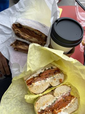   at Ben & Esther's Vegan Jewish Deli in San Diego