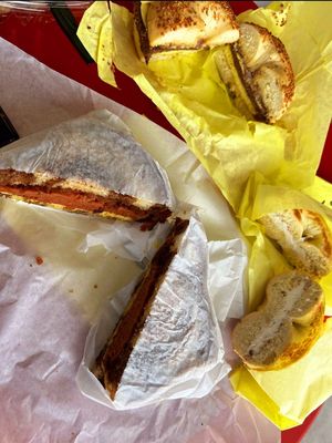  at Ben & Esther's Vegan Jewish Deli in San Diego