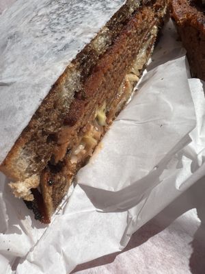 Rueben - we recommend!  at Ben & Esther's Vegan Jewish Deli in San Diego