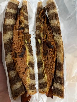 New Yorker at Ben & Esther's Vegan Jewish Deli in San Diego