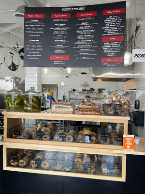 Menu at Ben & Esther's Vegan Jewish Deli in San Diego