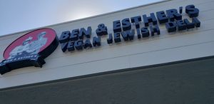  at Ben & Esther's Vegan Jewish Deli in San Diego
