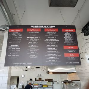  at Ben & Esther's Vegan Jewish Deli in San Diego