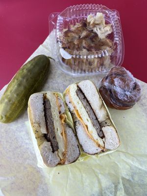   at Ben & Esther's Vegan Jewish Deli in San Diego