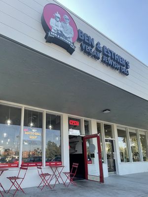   at Ben & Esther's Vegan Jewish Deli in San Diego