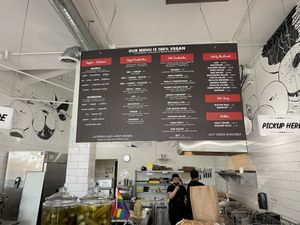 Menu   at Ben & Esther's Vegan Jewish Deli in San Diego
