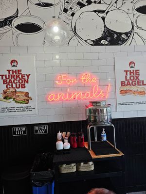 Inside at Ben & Esther's Vegan Jewish Deli in San Diego