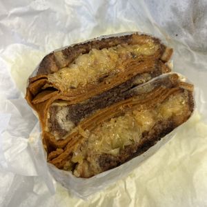 reuben (my fav so far😍)  at Ben & Esther's Vegan Jewish Deli in San Diego