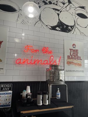   at Ben & Esther's Vegan Jewish Deli in San Diego