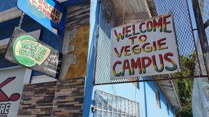 Entrance at Veggie Campus in Kingston