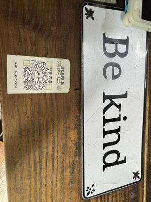 Be kind   at Veggie Campus in Kingston
