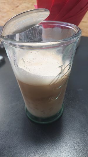 Latte oat milk at Liana Kohvik in Parnu