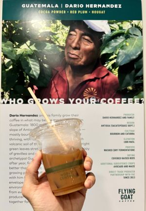 Who grows your coffee?  at Flying Goat Coffee in Healdsburg