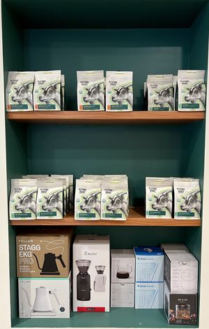 Wares   at Flying Goat Coffee in Healdsburg