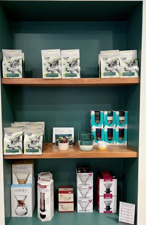 Wares  at Flying Goat Coffee in Healdsburg