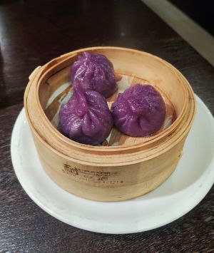Lo Hab vegetable dumplings at Plum Valley in London