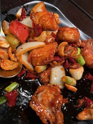 Kung Po Mock Chicken  at Plum Valley in London