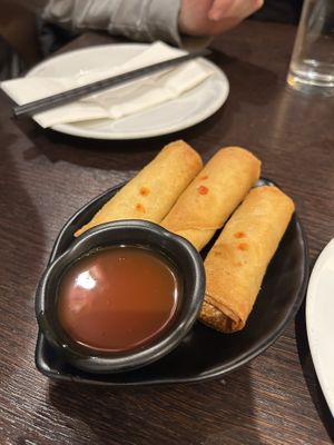 Vegetable Spring Rolls  at Plum Valley in London