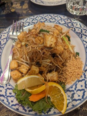 Pad Thai with tofu at Bahn Thai in Fairbanks