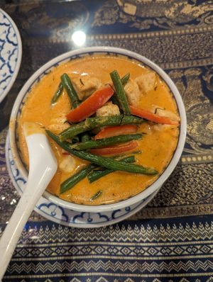 Panang -highlight of meal at Bahn Thai in Fairbanks