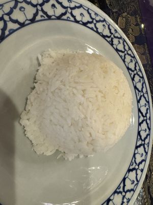 White rice   at Bahn Thai in Fairbanks