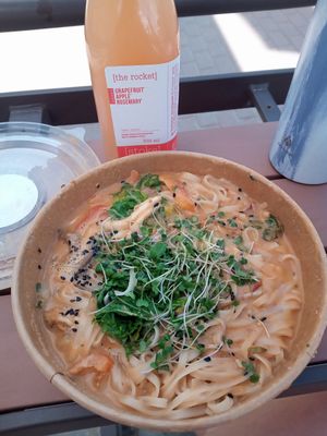 Vegan Dan Dan at Stillfood Bistro in Salmon Arm