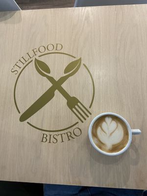 Latte 👌  at Stillfood Bistro in Salmon Arm