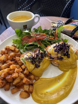 Eggs Benny   at Stillfood Bistro in Salmon Arm